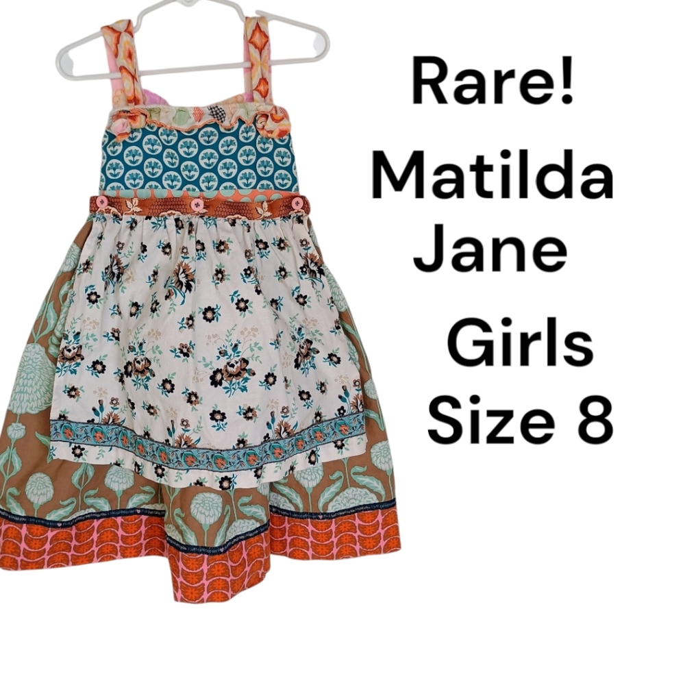 Matilda Jane Rare Platinum Summer Dress Girls Size 8